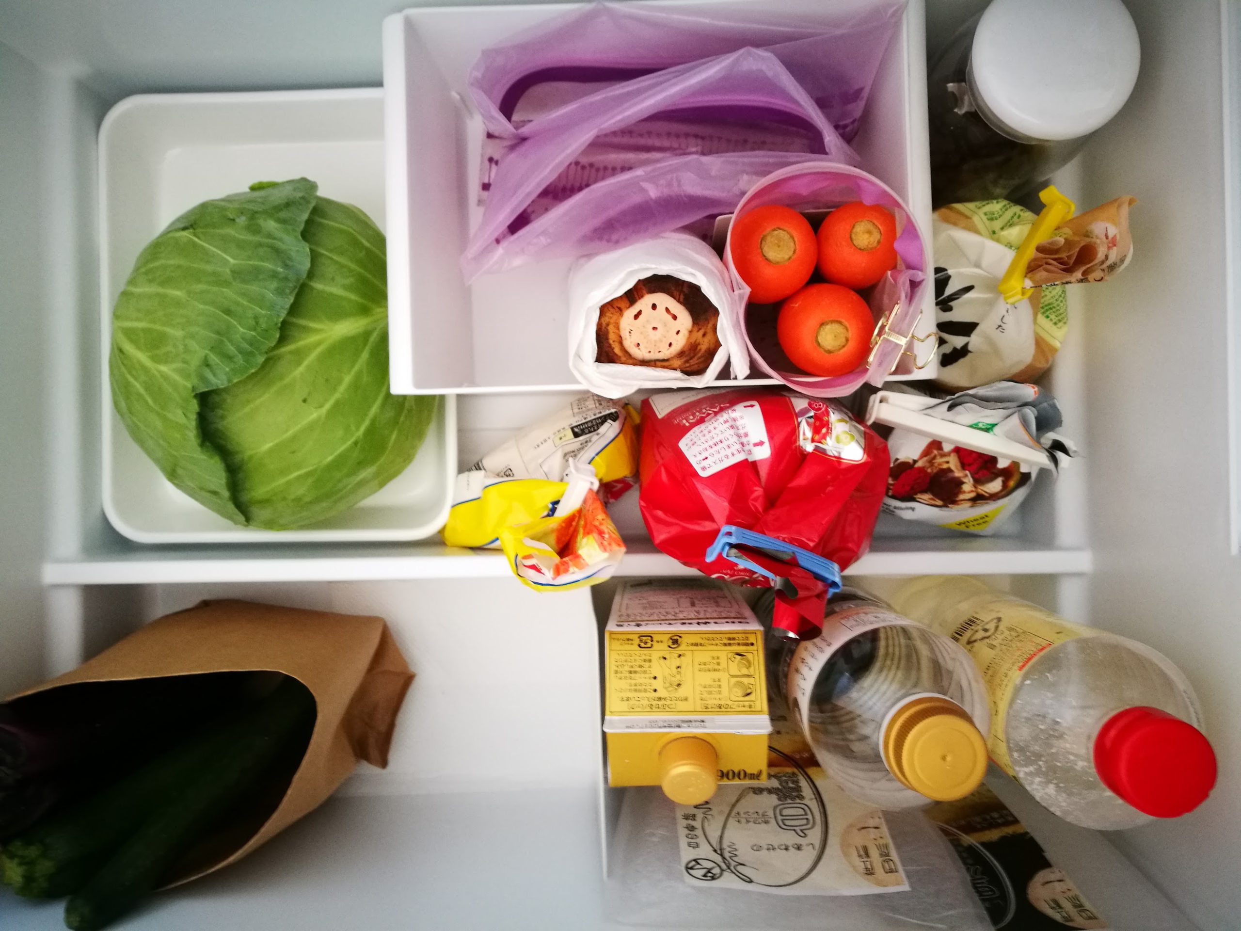 冷蔵庫の整理片づけ